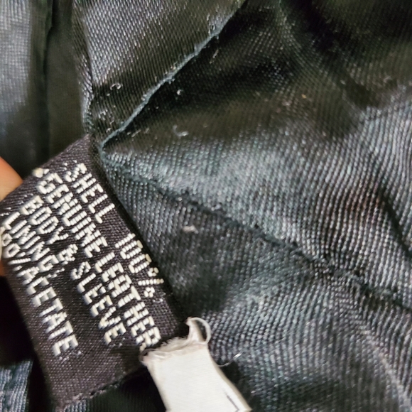 American Armor Men's Leather Jacket Size Small - Picture 8 of 8